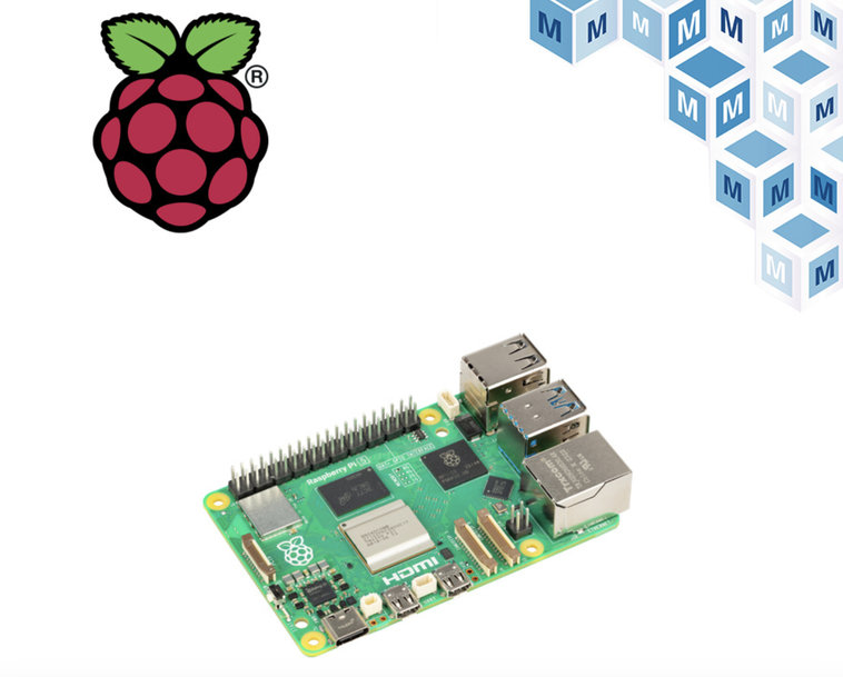 L’ordinateur monocarte Raspberry Pi 5, désormais disponible chez Mouser